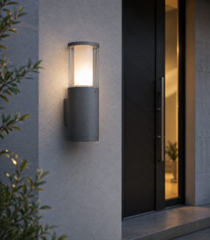 Applique extérieure Carlo Wall noire GU10 LED 4,8 W