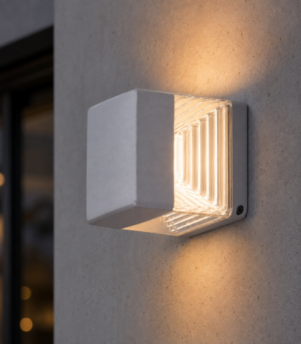 Applique extérieure Ester Wall grise GX53 LED 10 W