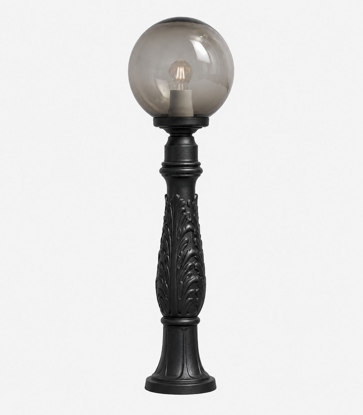 POTEAU EXTERIEUR 140CM ALOE'R/G300 NOIR E27 LED 11W DIFFUSEUR FUMEE FU ALOE'R G300 NF