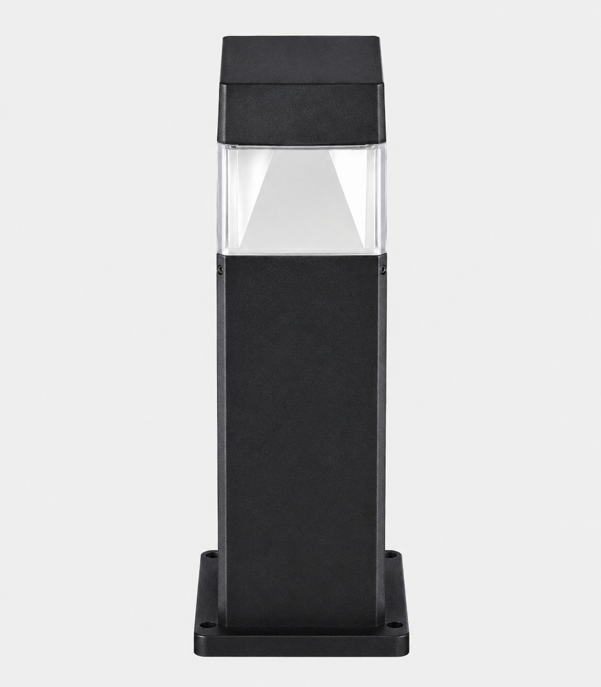 POTEAU EXTERIEUR 48CM ELISA 500 NOIR GX53 LED 10W DIFFUSEUR CLAIRE FU ELISA500 NC