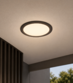 Spot encastré Teresa 260 noir E27 IP55