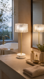 lampe de table Accordéon Battery de Slamp BASE BLANCHE