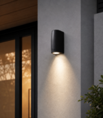Applique extérieure Marta 90 1L noire GU10 LED