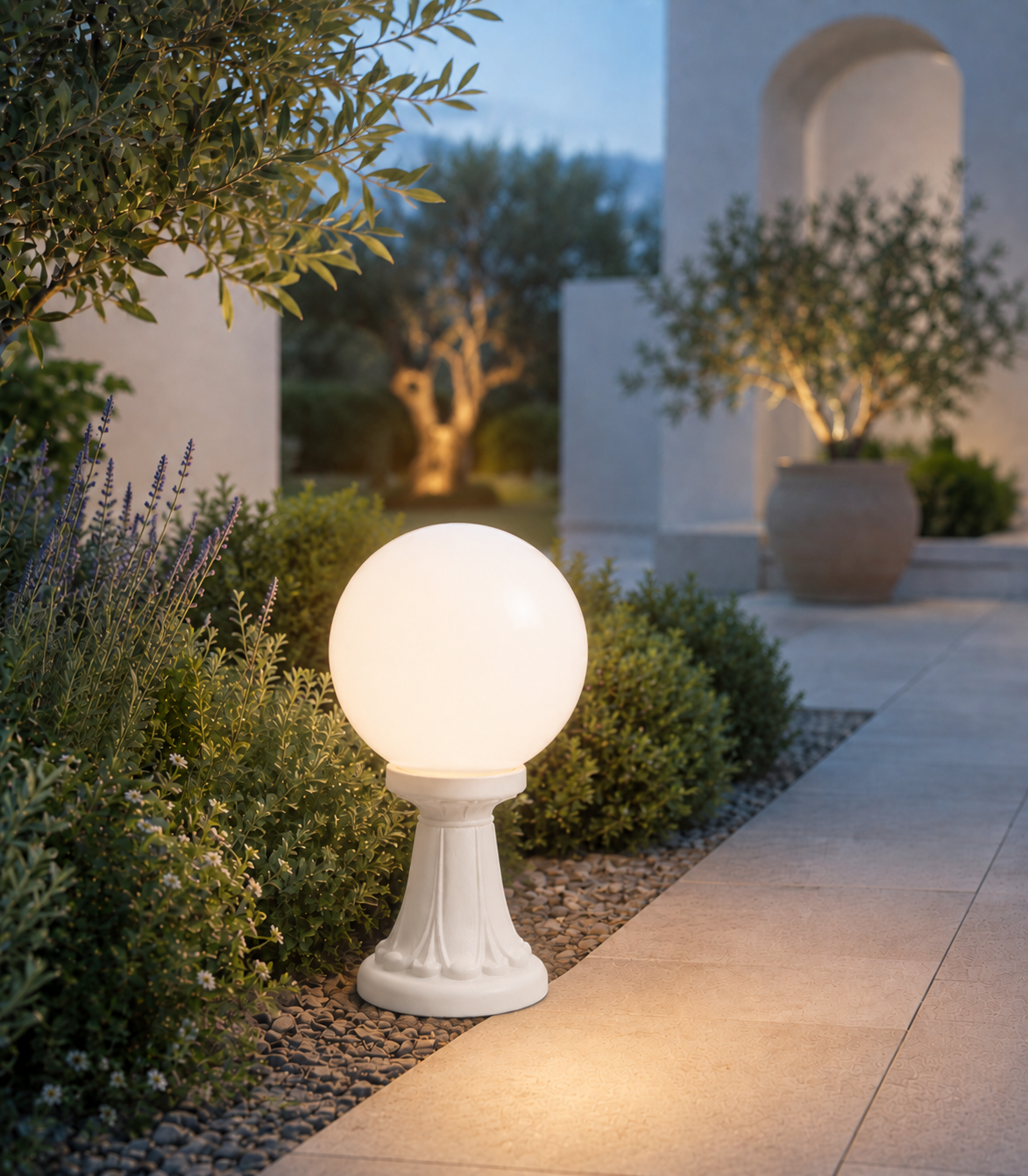 Borne de jardin Minilot G300 Classic E27 opale