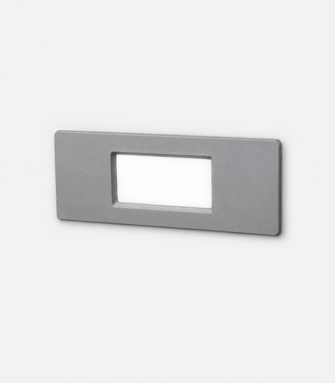 ENCASTRE AU MUR NINA150 GRIS DIFFUSEUR OPALE R7S LED 3,5W FU NINA150 GO